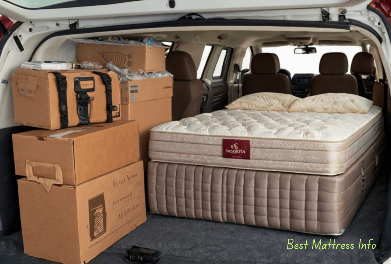 Queen Mattress in a Minivan