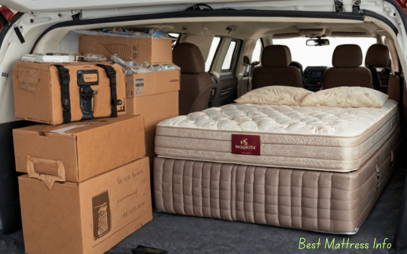 Queen Mattress in a Minivan