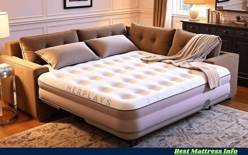 queen sleeper sofa with inflatable mattress